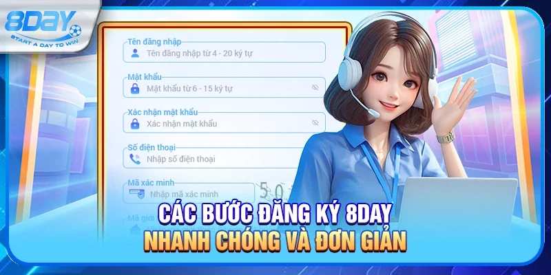 Đăng Ký 8day - Hướng Dẫn Chi Tiết An Toàn Nhất 2026